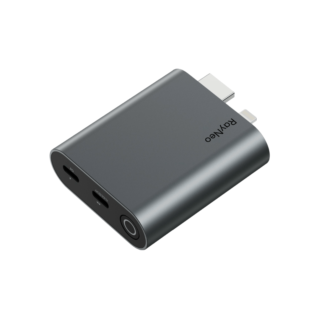 Adaptador HDMI 2.0 para RayNeo Air 4 Pro Preto